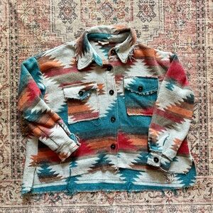 LA MIEL Multicolor Patterned Jacket